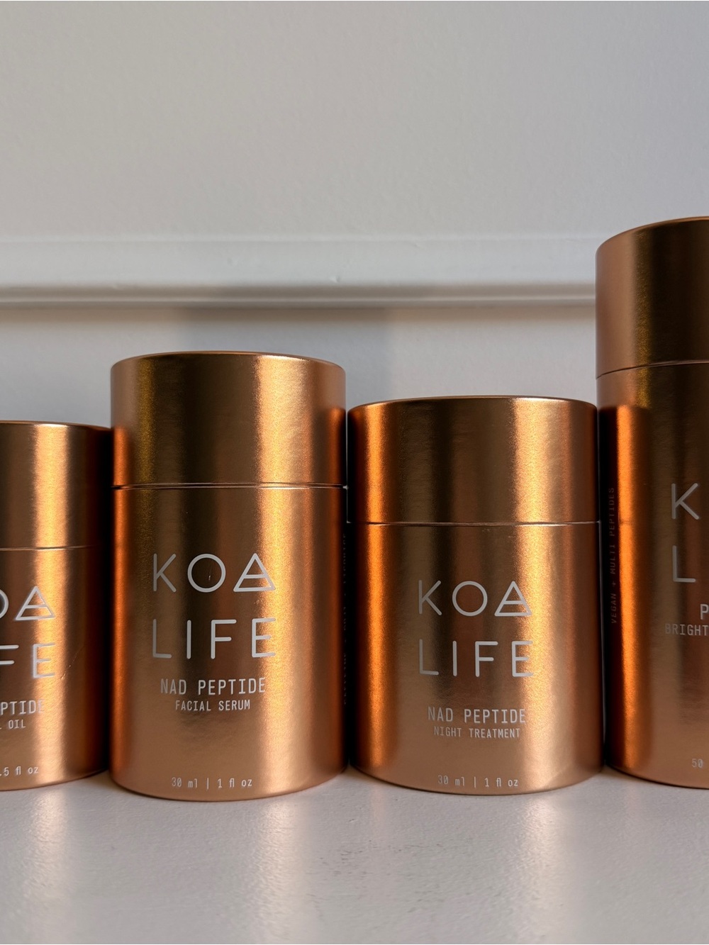KOA LIFE Age-Rewind Peptide Power Trio PLUS NAD Peptide Night Treatment
